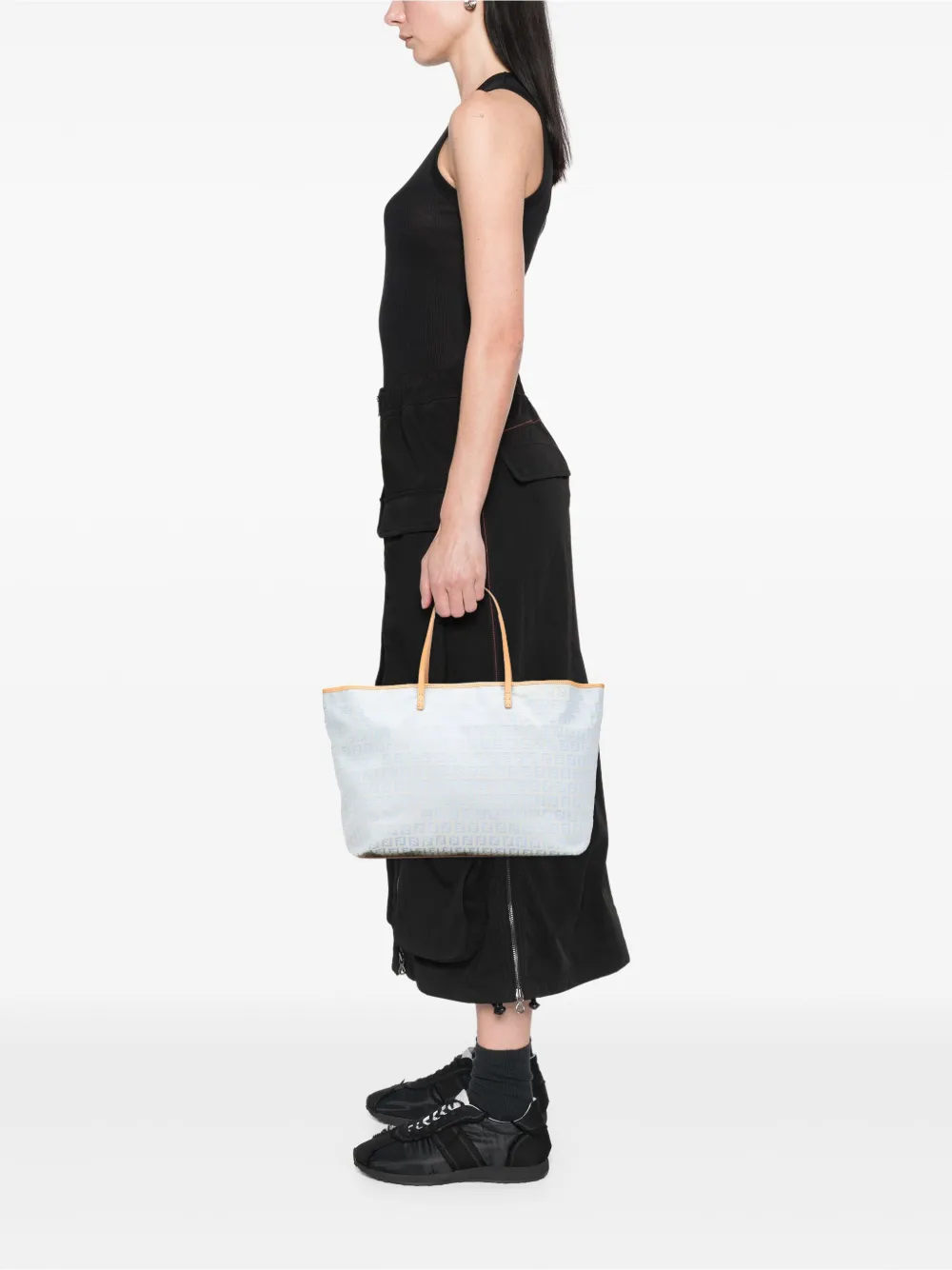 Fendi Pre-Owned 2000-2010 Medium Zucchino Canvas Roll tote bag | Pre-Owned | Image 2
