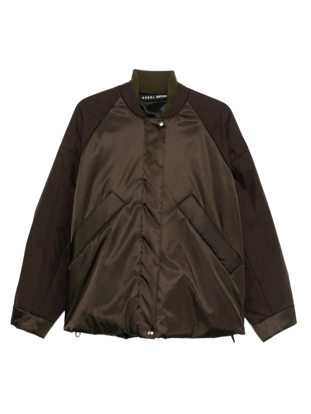 KASSL Editions raglan-sleeves bomber jacket | Brown | Image 1