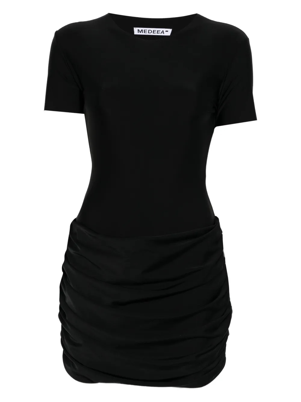 MEDEEA ruched midi dress | Black | Image 1