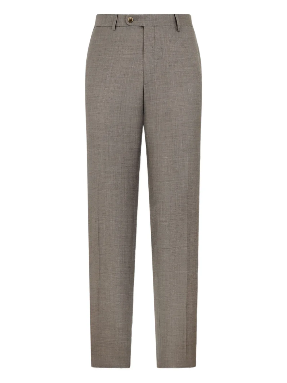 Brooks Brothers button wool trousers | Brown | Image 1