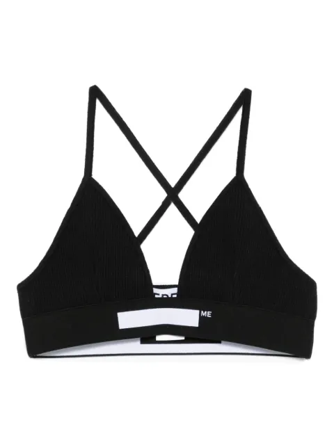 MEDEEA ribbed logo bra