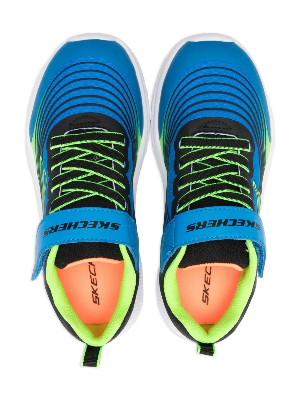 Skechers Microspec Advance sneakers Blauw