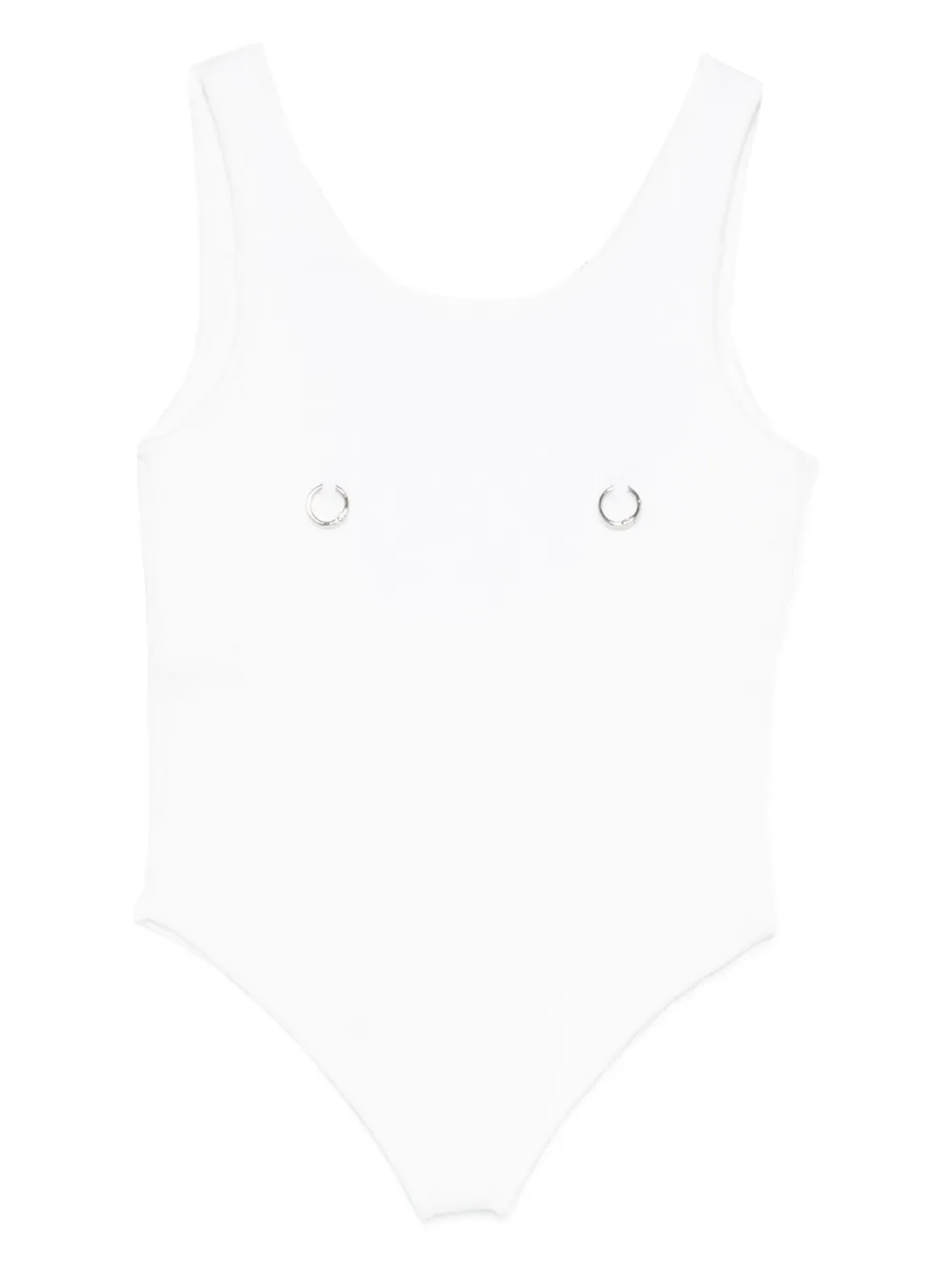 MEDEEA ring-detail bodysuit | White | Image 1