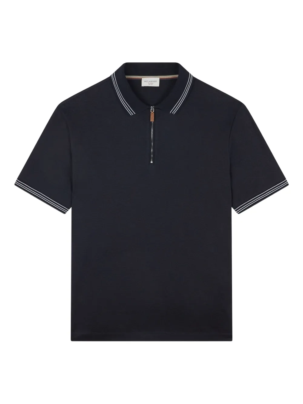 Paul & Shark playera tipo polo con detalle de rayas | azul | Image 1