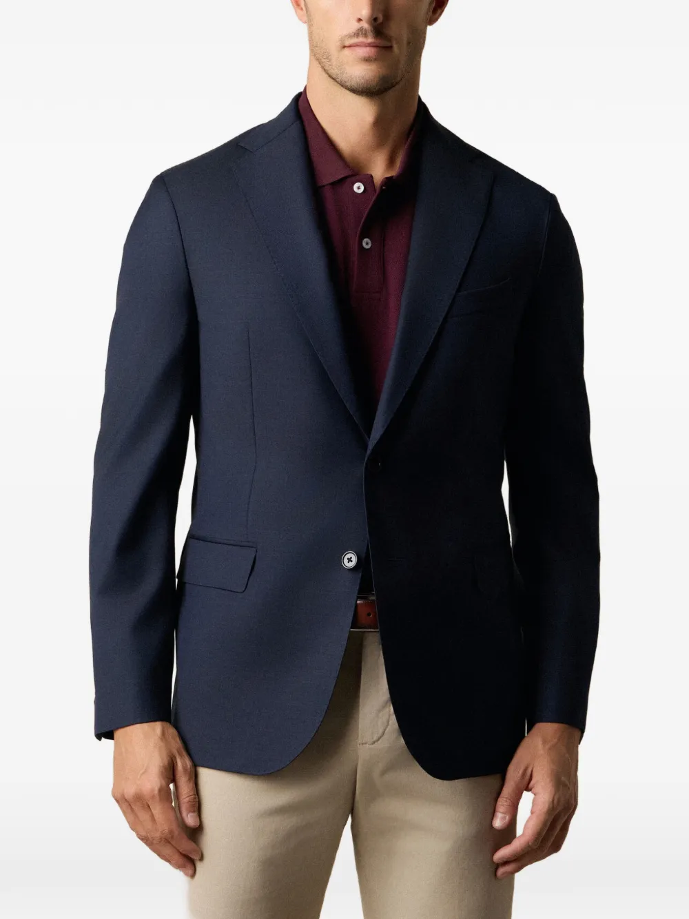 Brooks Brothers wool blend blazer - Blau