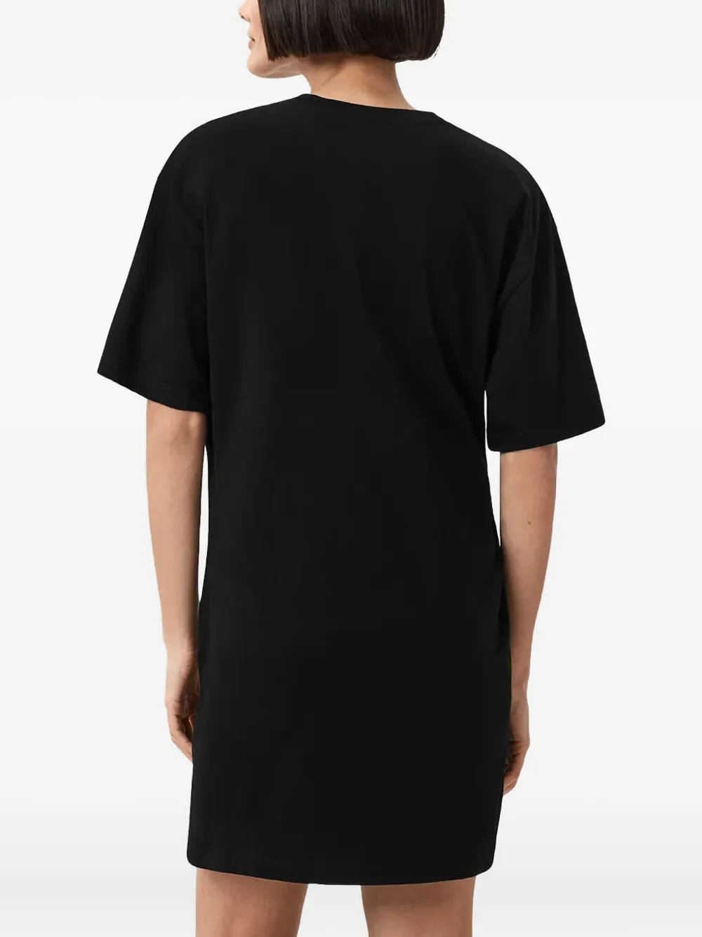 AllSaints Grafische mini-jurk Zwart