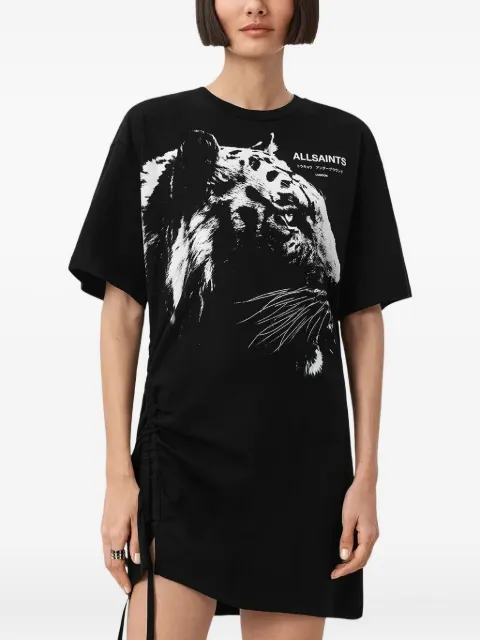 AllSaints graphic mini dress