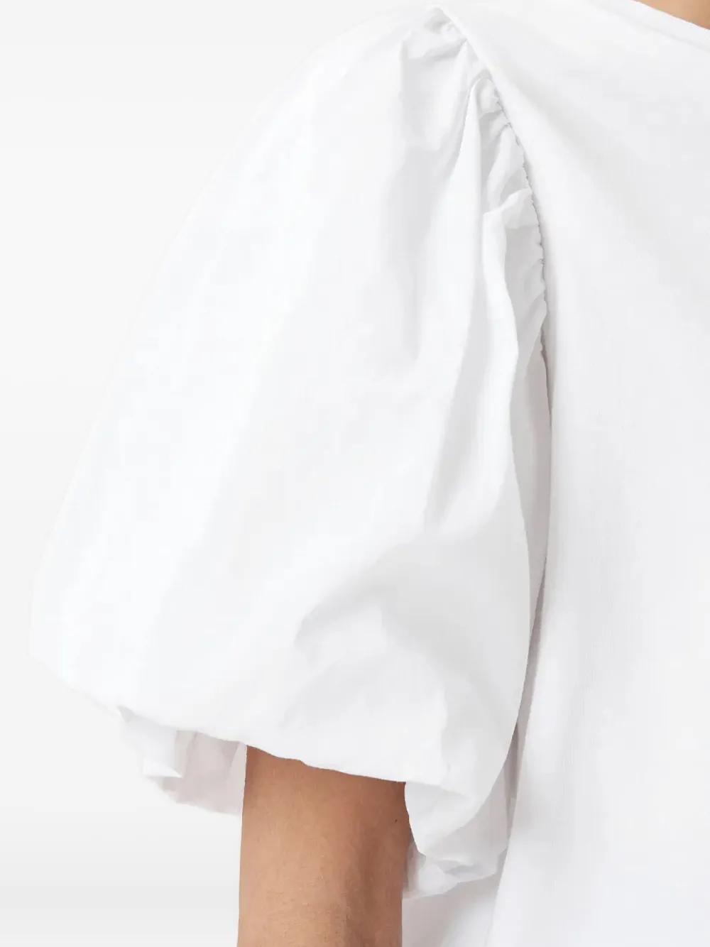 AllSaints Jess top met pofmouwen Wit