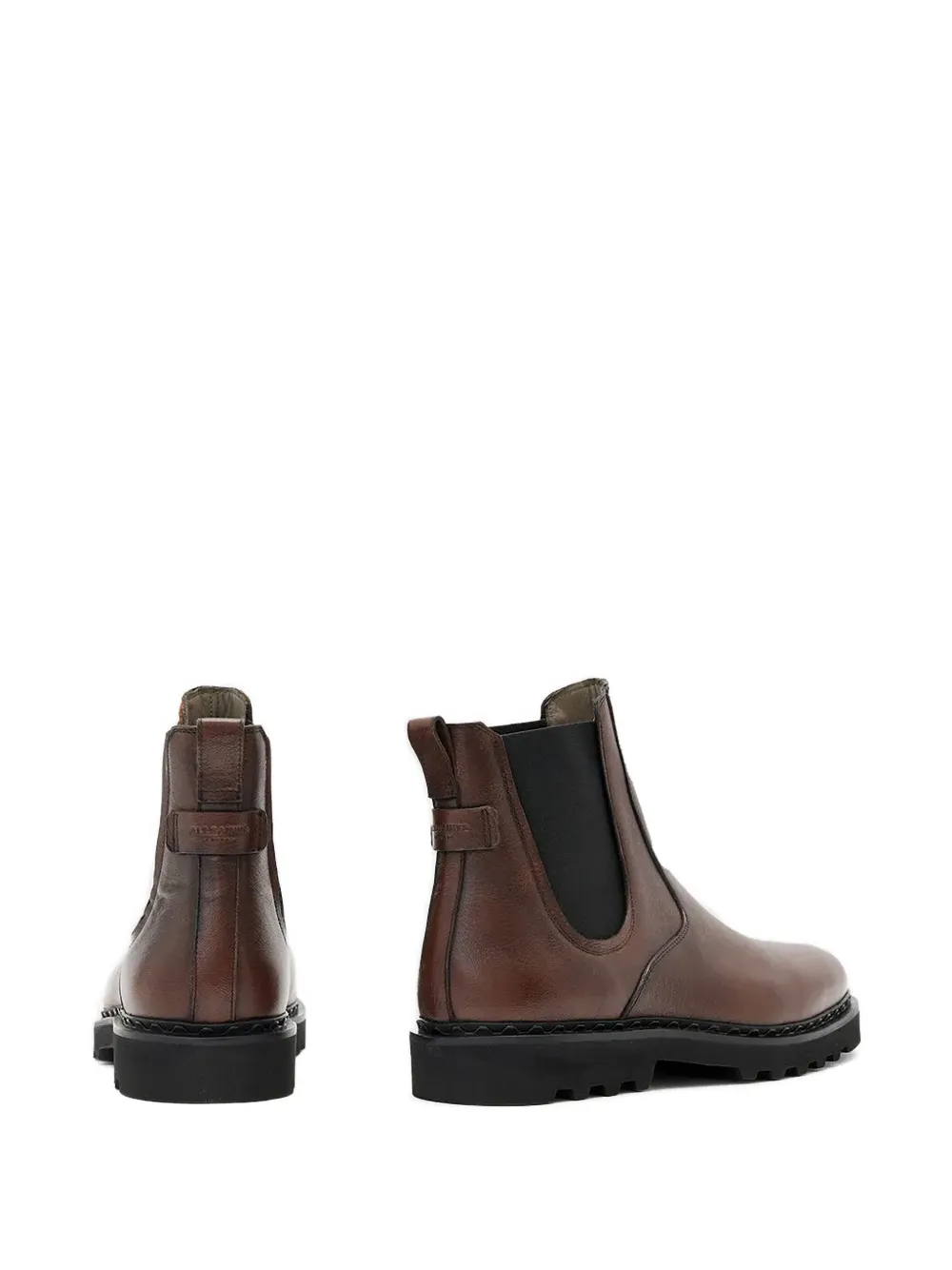 Allsaints Skiff Chelsea Boots In Brown