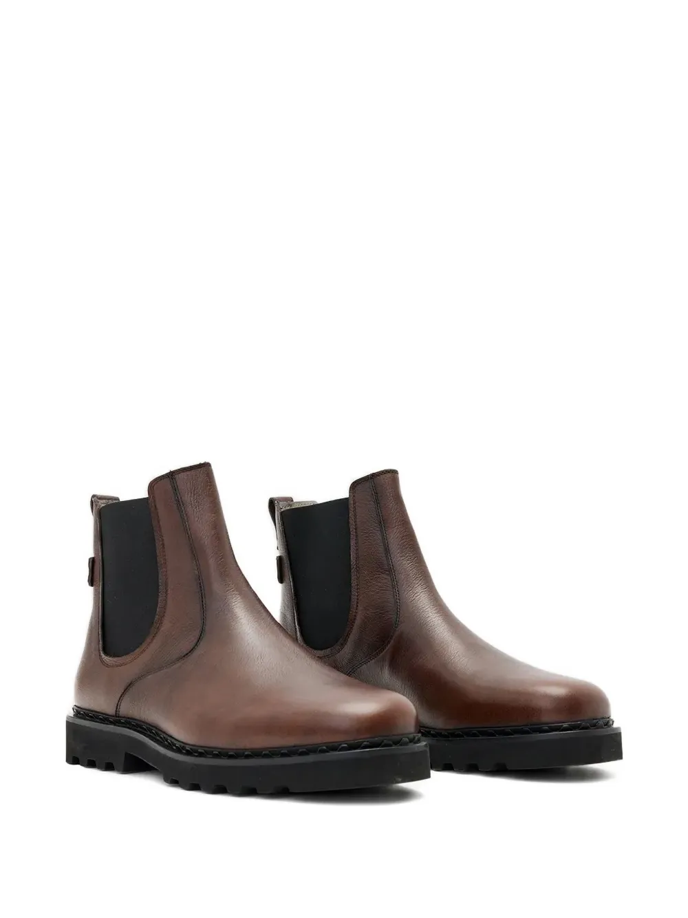 Allsaints Skiff Chelsea Boots In Brown