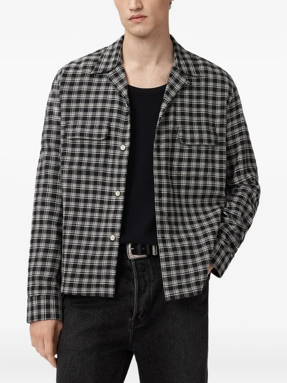 AllSaints camisa Horton | negro | Image 1