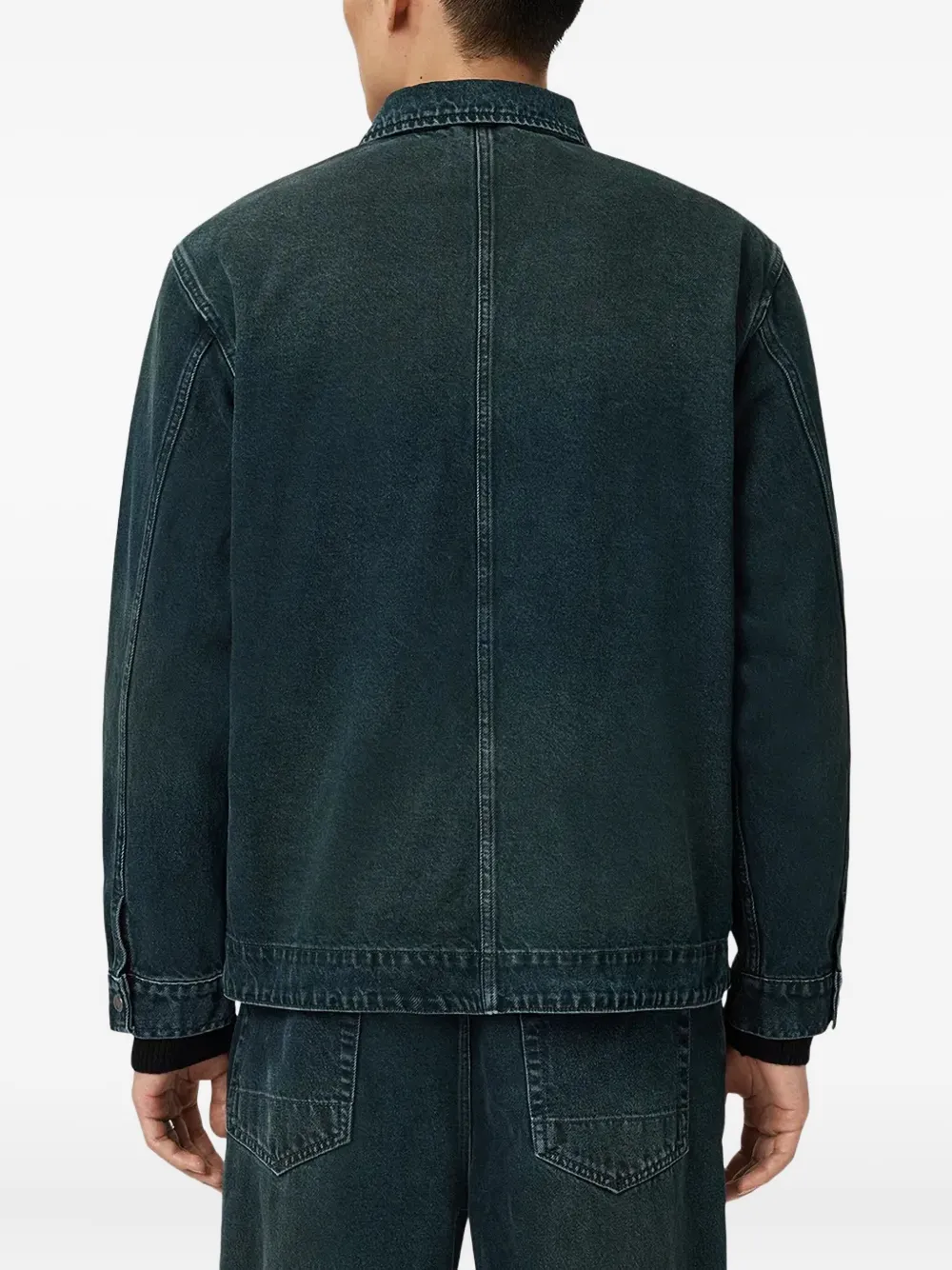 AllSaints Exile jack met zakken en knopen Blauw