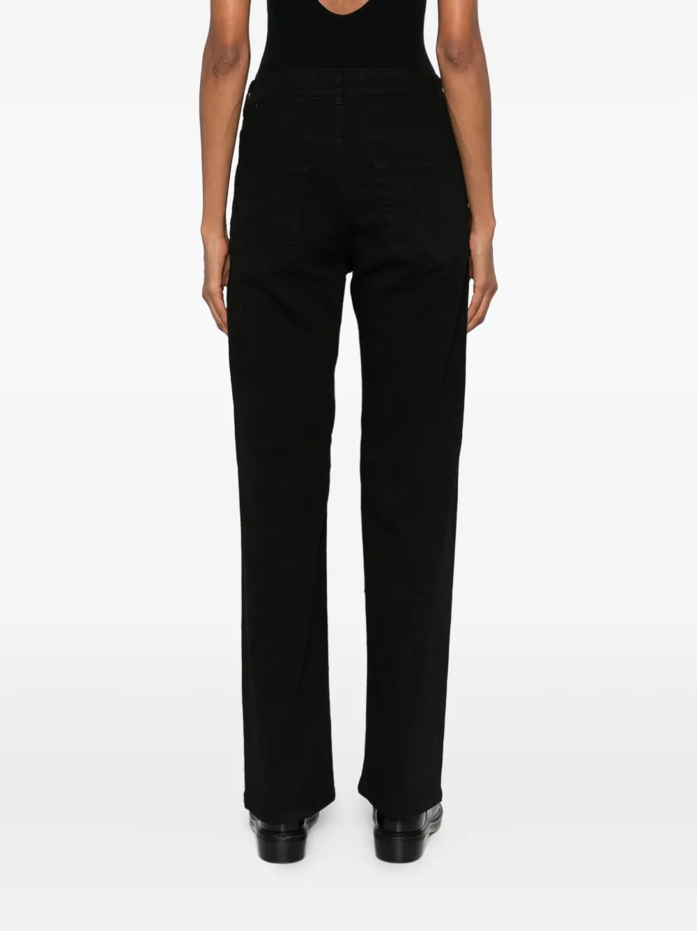Medeea Cotton Jeans In Black