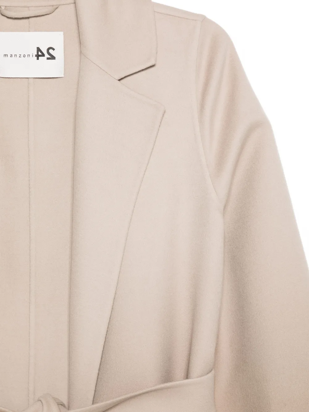 Manzoni 24 Jas met ceintuur Beige
