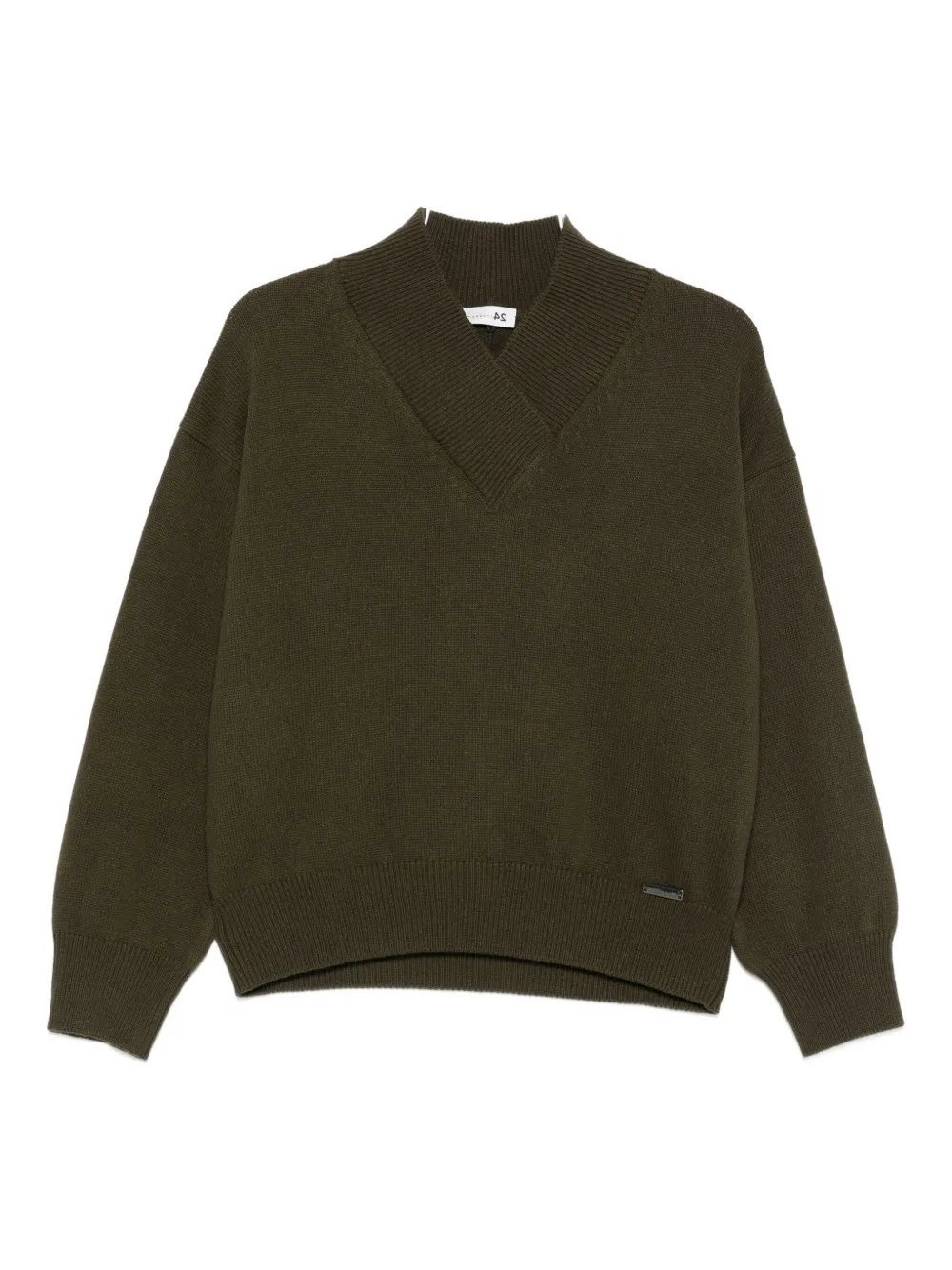 Manzoni 24 suéter con cuello en V | verde | Image 1