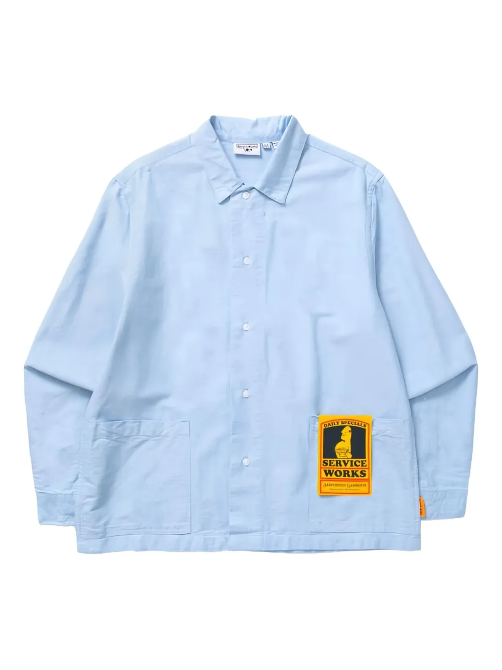 Service Works long-sleeve shirt | Blue | Image 1