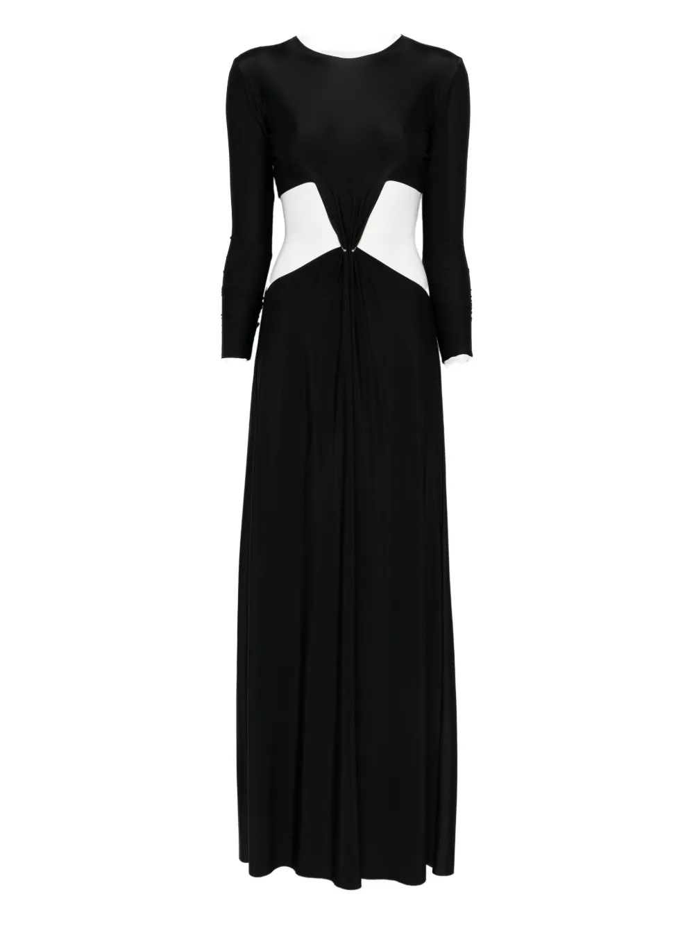Medeea Second Skin Cut-out Maxi Dress In Black