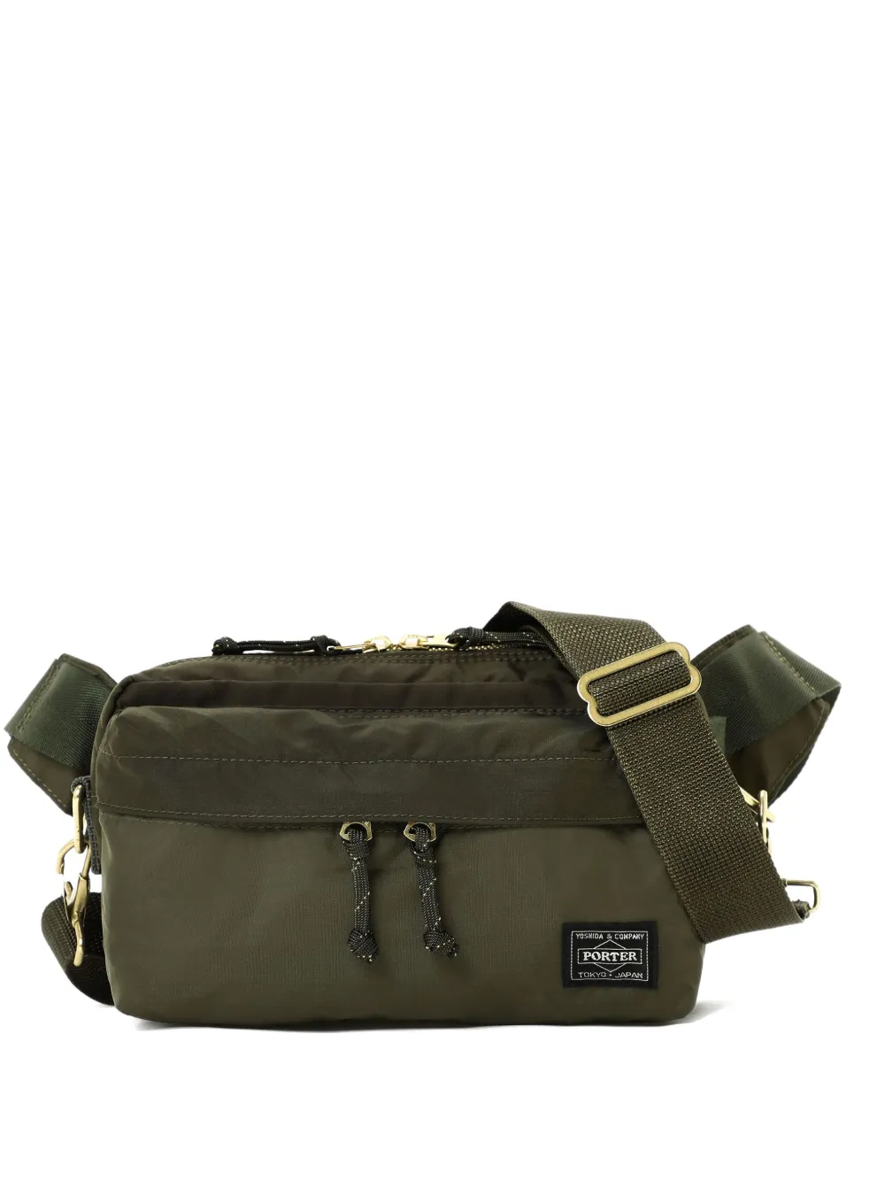 Porter-yoshida & Co Force Messenger Bag In Green