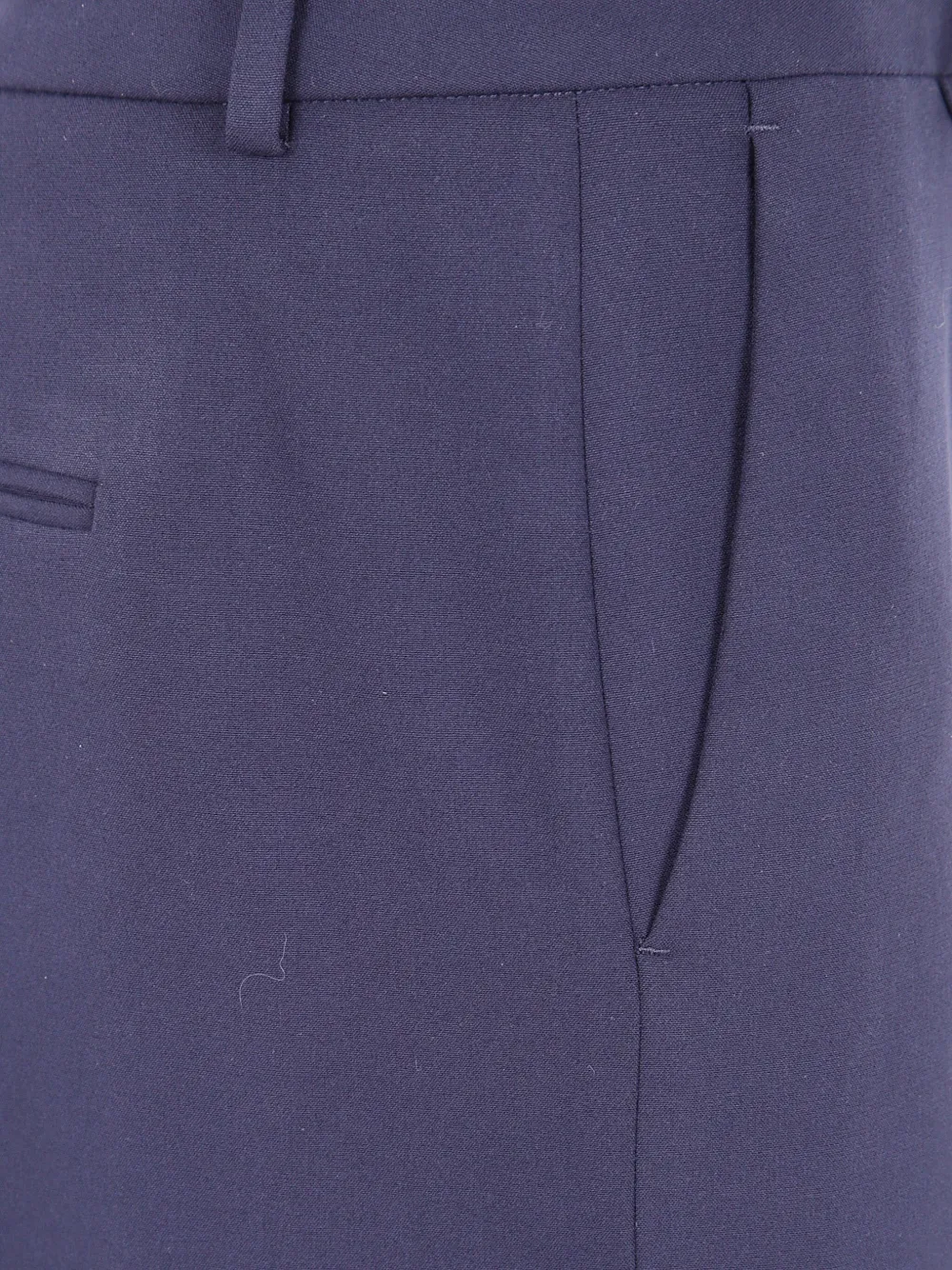 Blugirl Broek met riemlussen Blauw