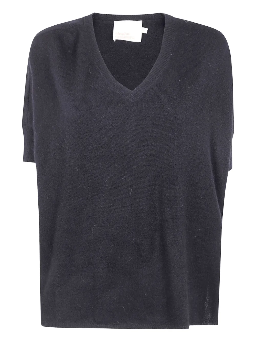 absolut cashmere suéter con cuello en V | negro | Image 1