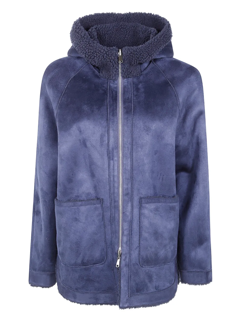 Betta Corradi hooded zip jacket | Blue | Image 1