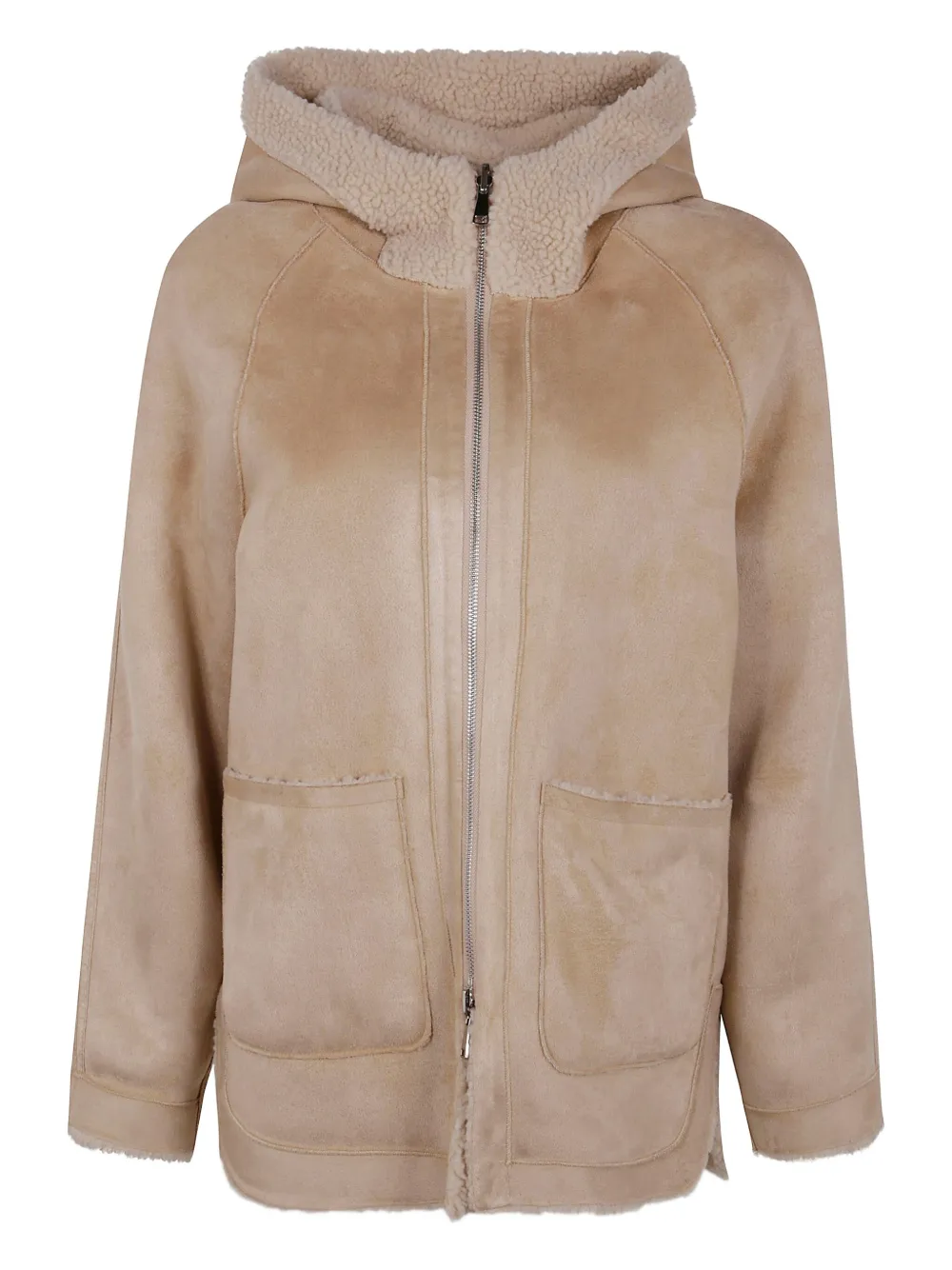 Betta Corradi hooded pocket jacket | Faux Fur & Shearling Jackets | Image 2