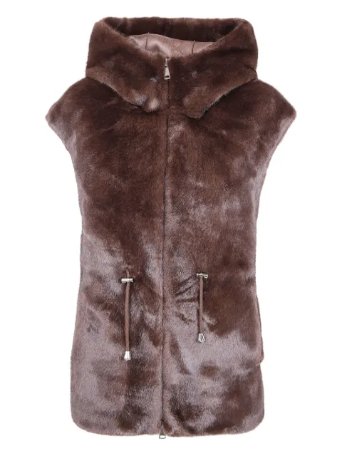 Betta Corradi hooded zip-up jacket