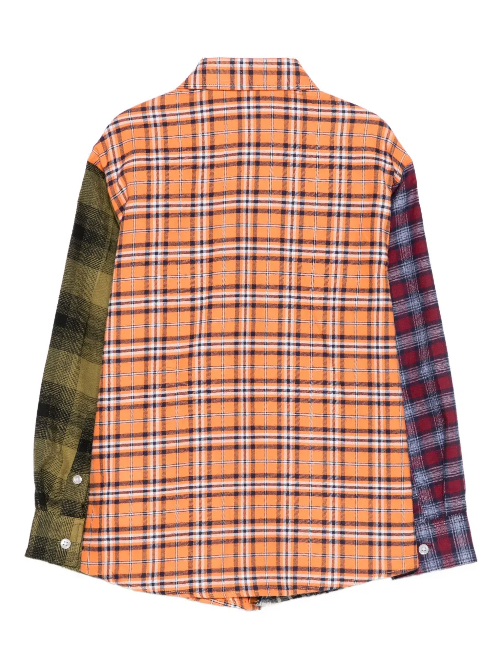 Manuel Ritz Kids Camisa xadrez com patchwork | Camisas | Image 2