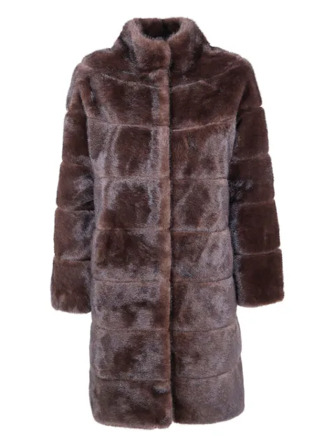 Betta Corradi quilted faux-fur coat