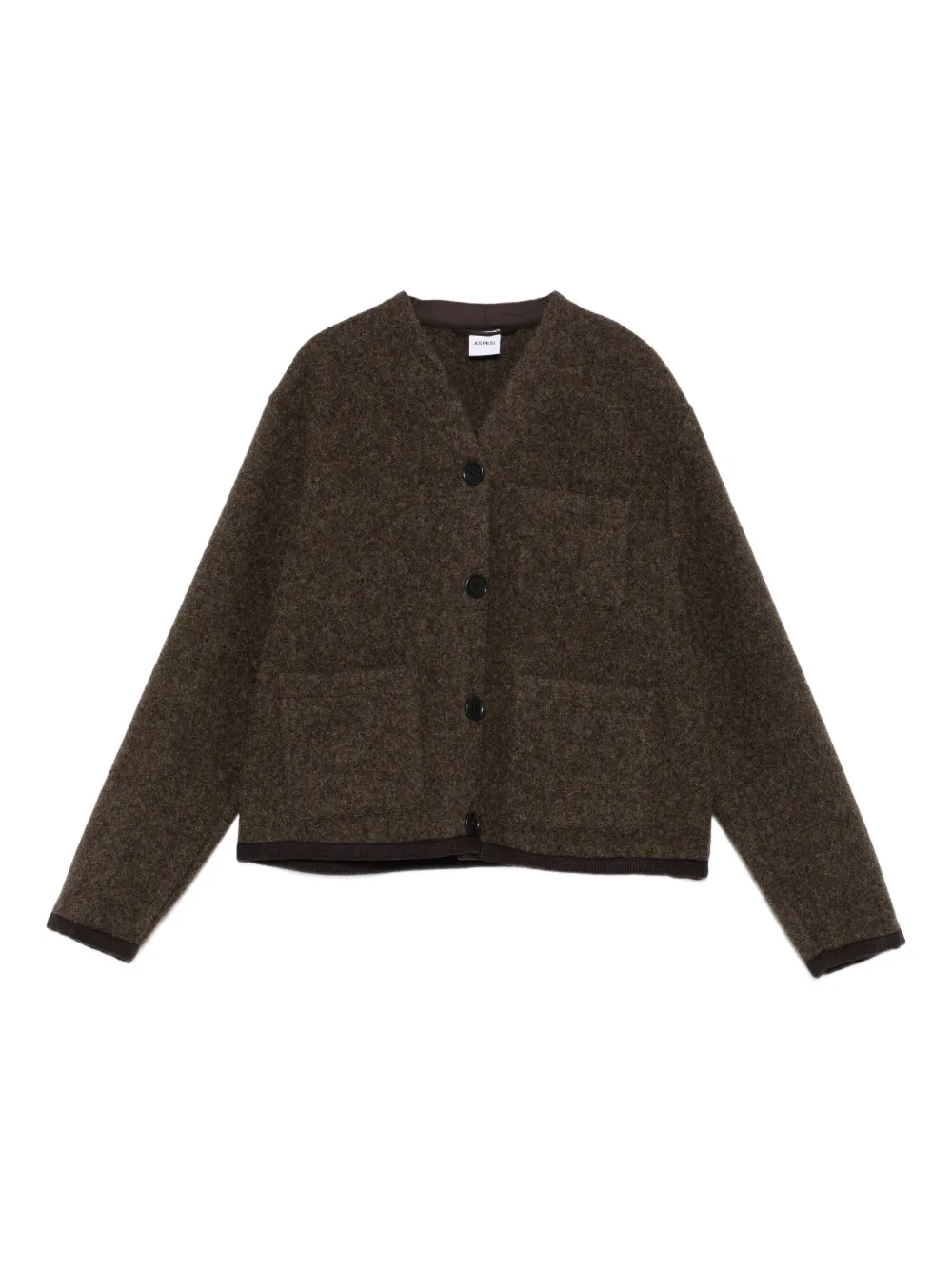 ASPESI virgin-wool jacket | Brown | Image 1