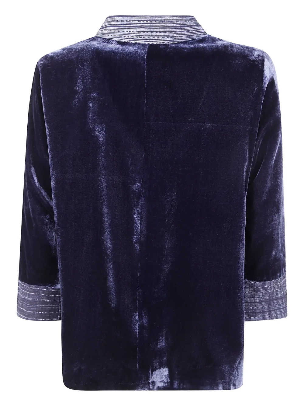 Bianco Levrin velvet button jacket | Fitted Jackets | Image 2