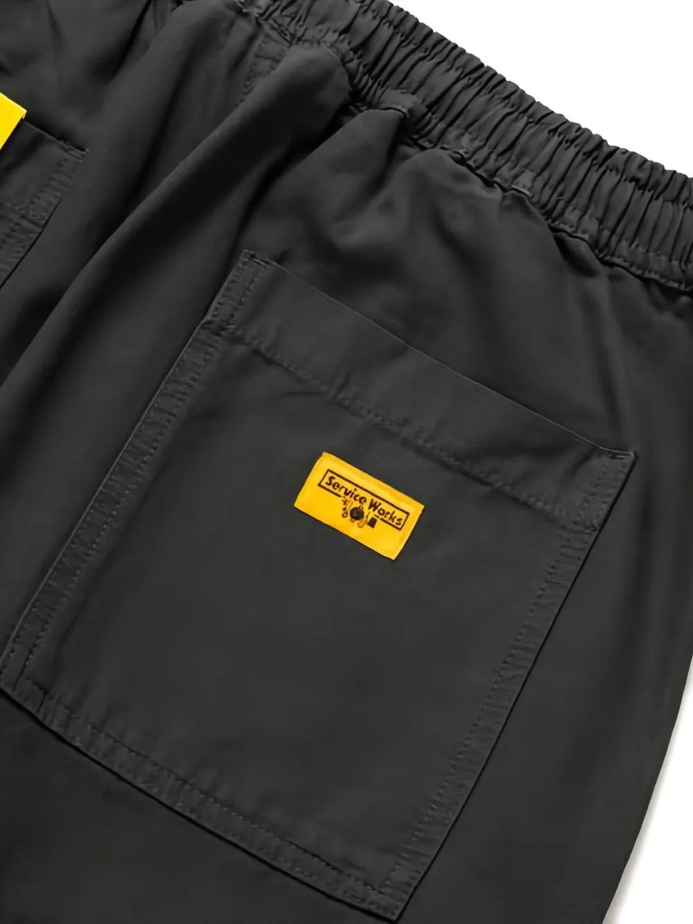 Service Works Utility Drawstring-waist Trousers In Black