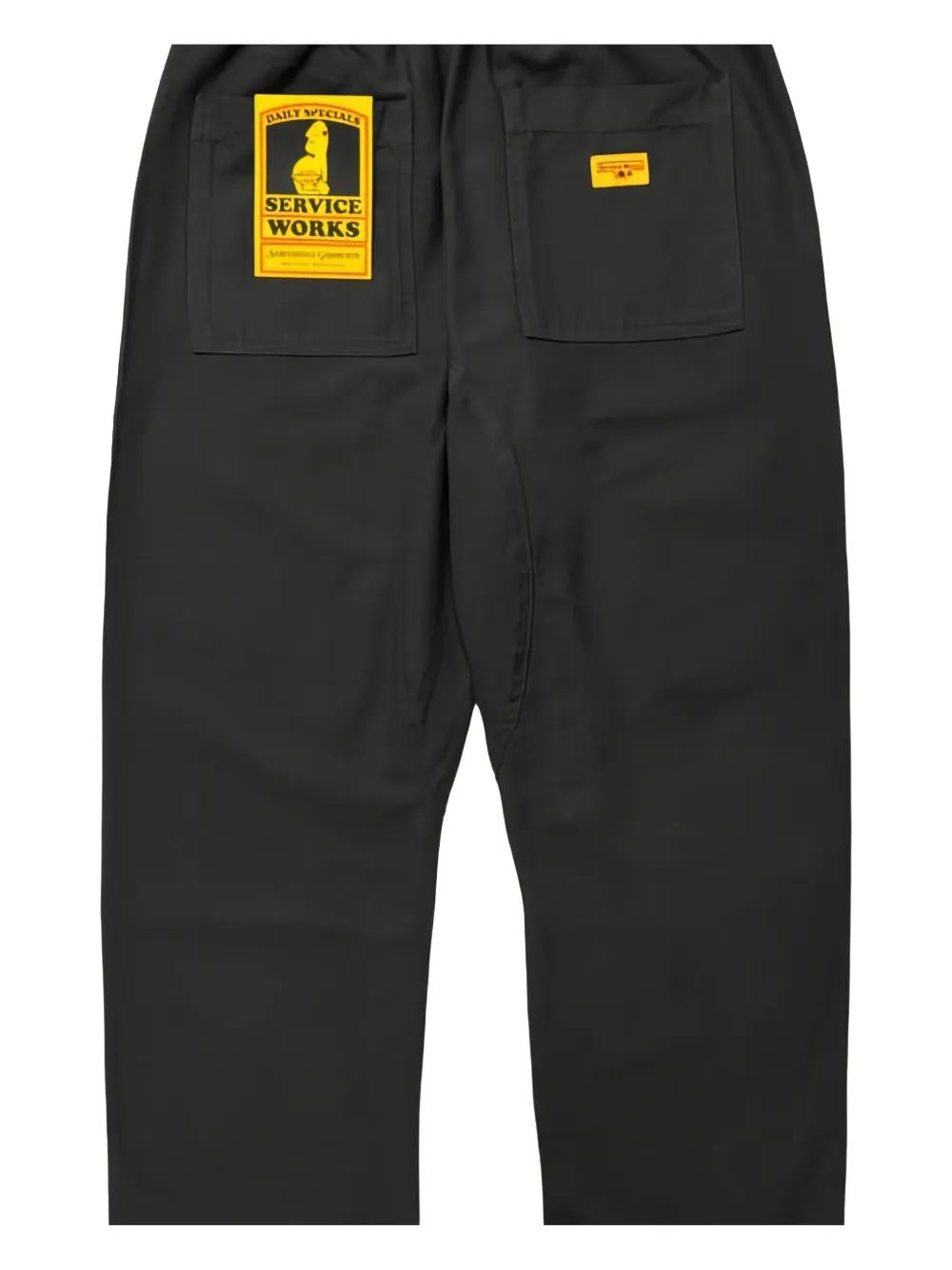 Service Works Utility Drawstring-waist Trousers In Black