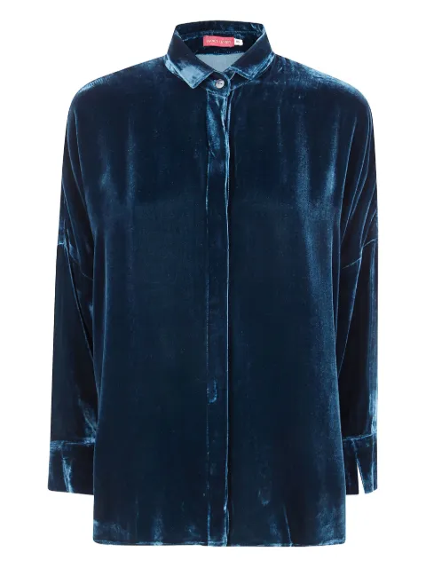 Bianco Levrin velvet shirt