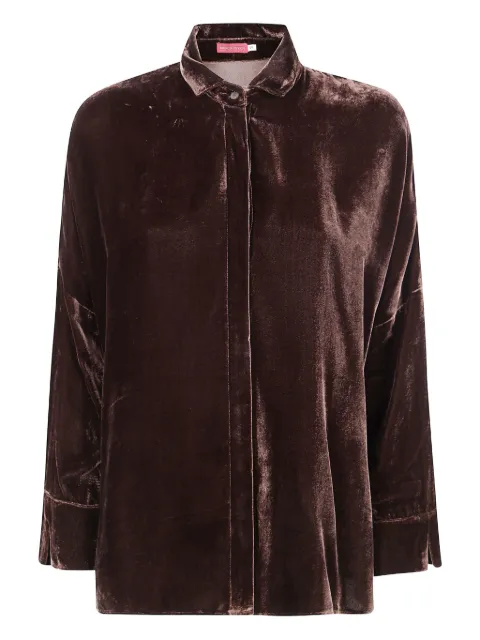 Bianco Levrin velvet shirt