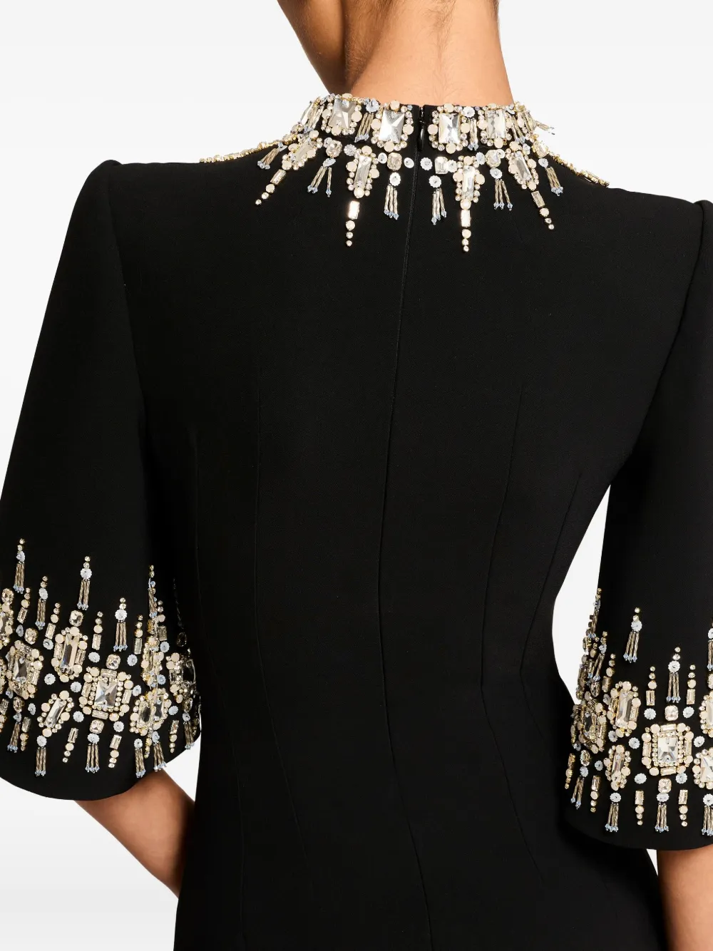 Jenny Packham Llana Maxi Dress In Black