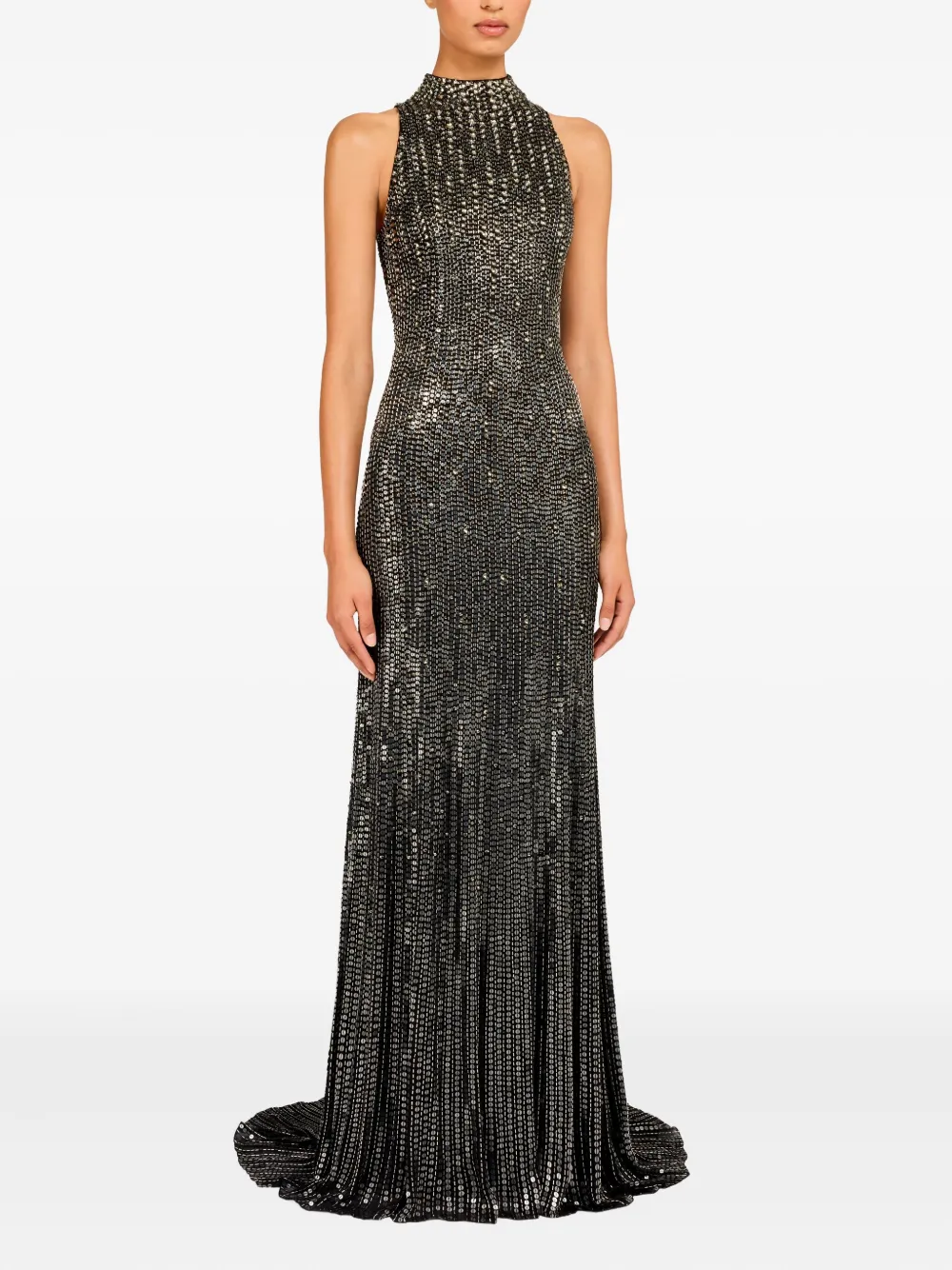 Jenny Packham Benue maxi-jurk verfraaid met pailletten - Zwart