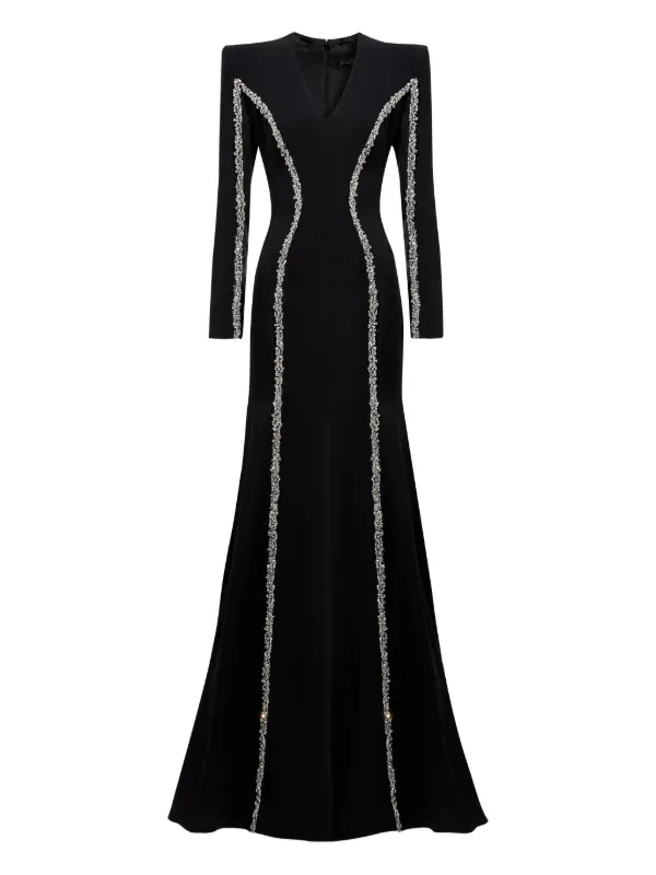 navy blue dress near me Navy Blue Long Prom Dress with Gold Sequins