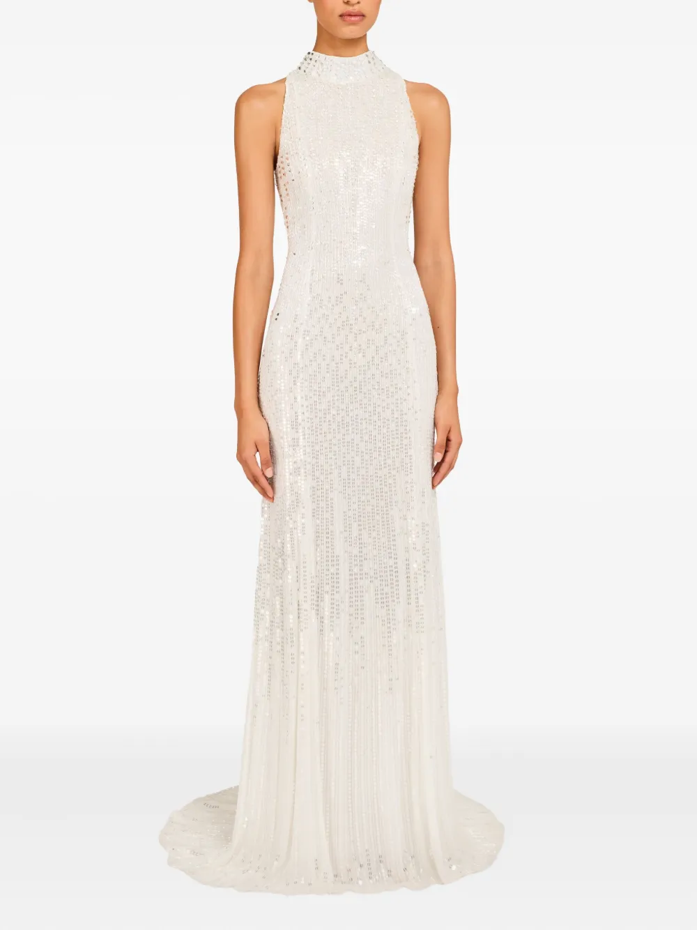 Jenny Packham Benue jurk met pailletten - Wit
