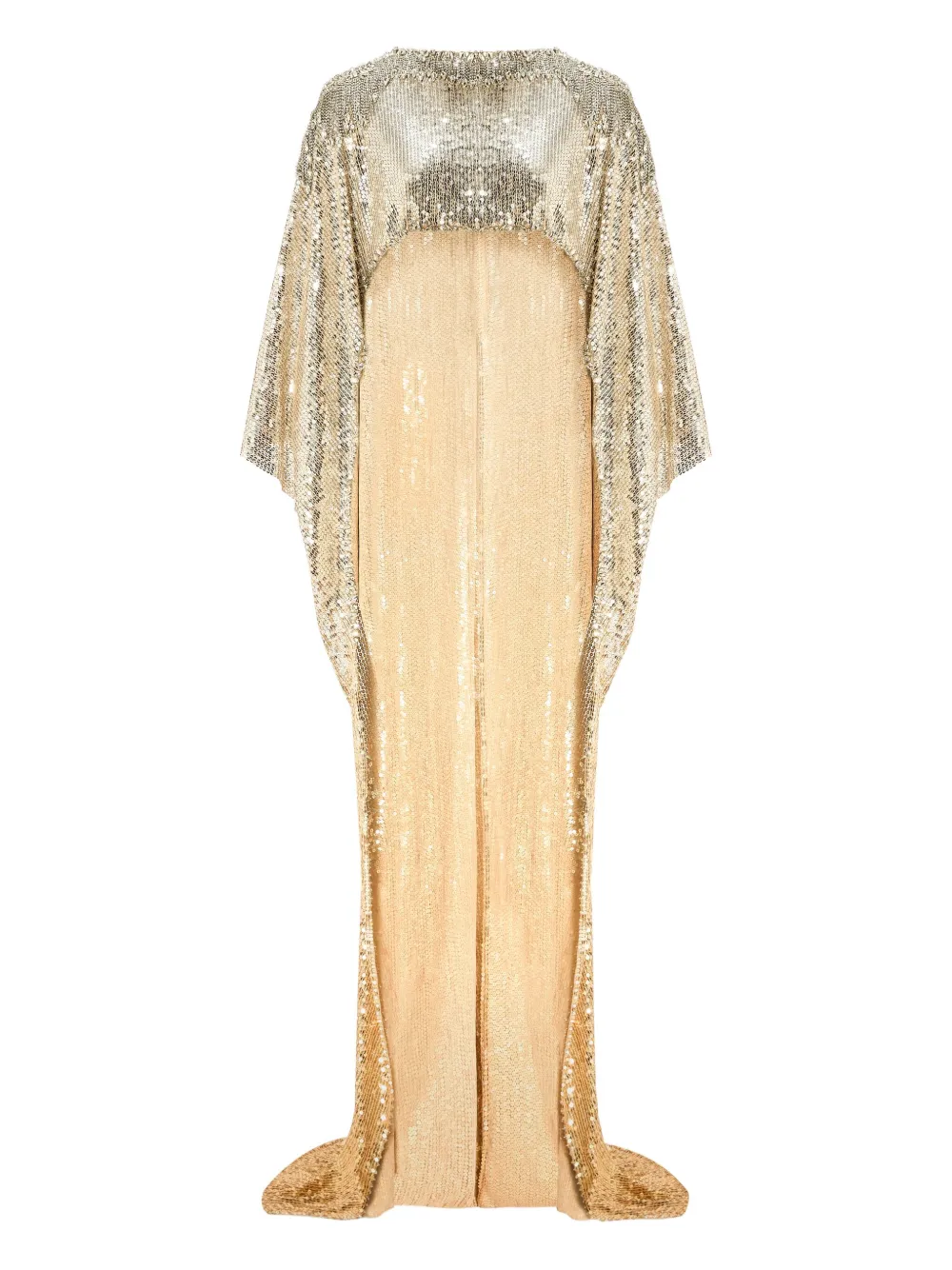 Jenny Packham Cassia Maxi Dress In Black