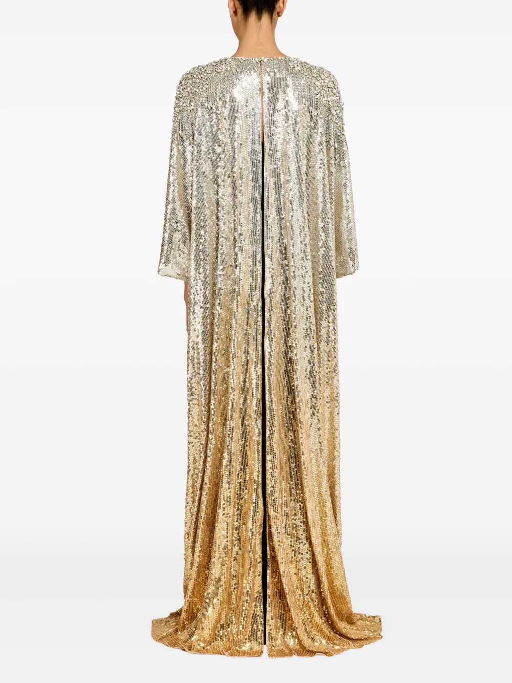 Jenny Packham Cassia Maxi Dress In Black