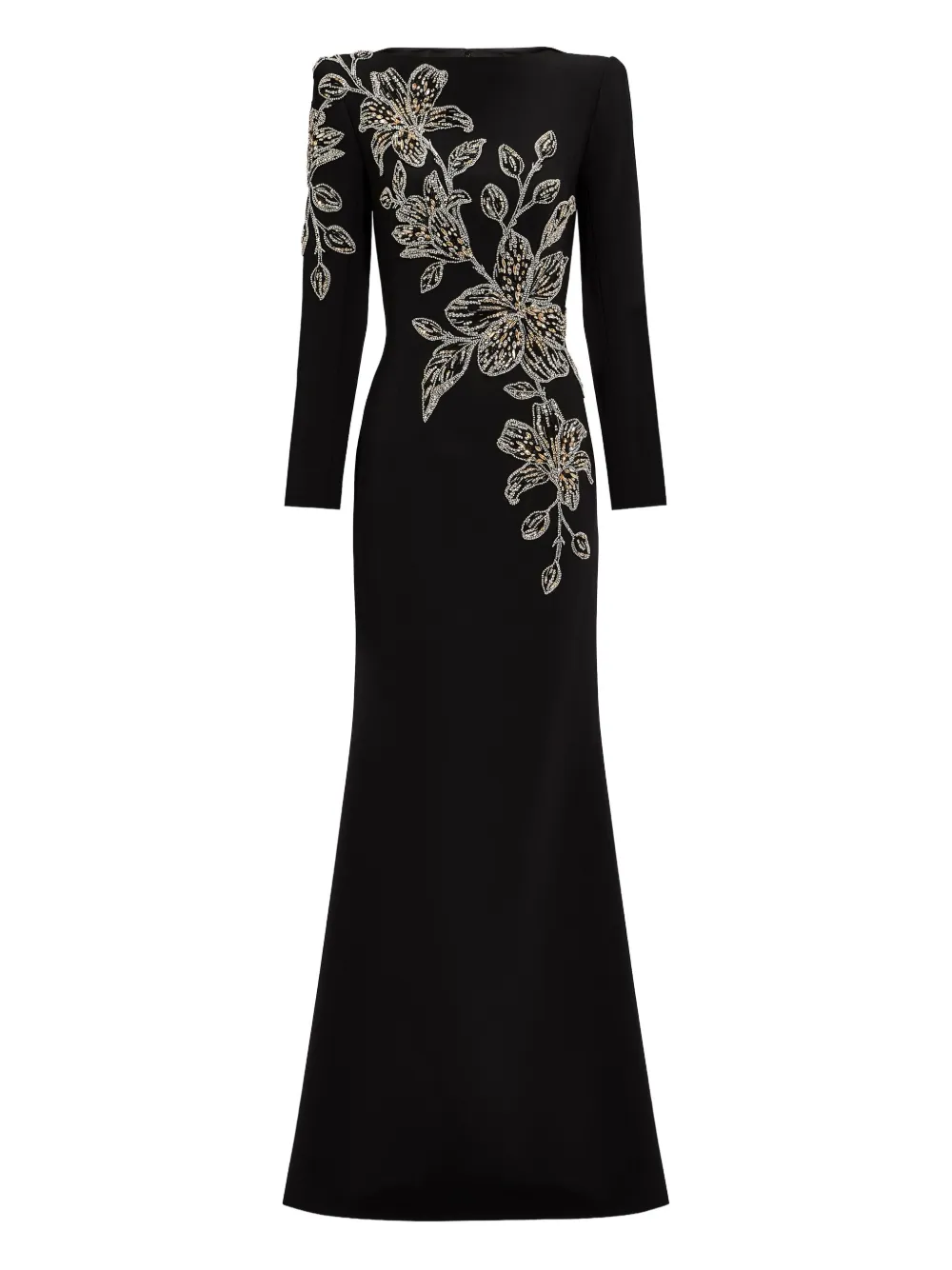Jenny Packham Slipper Orchid Dress In Black