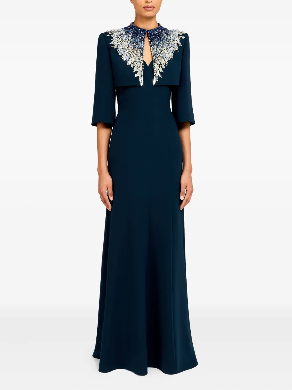 Jenny Packham Dexy maxi-jurk - Blauw