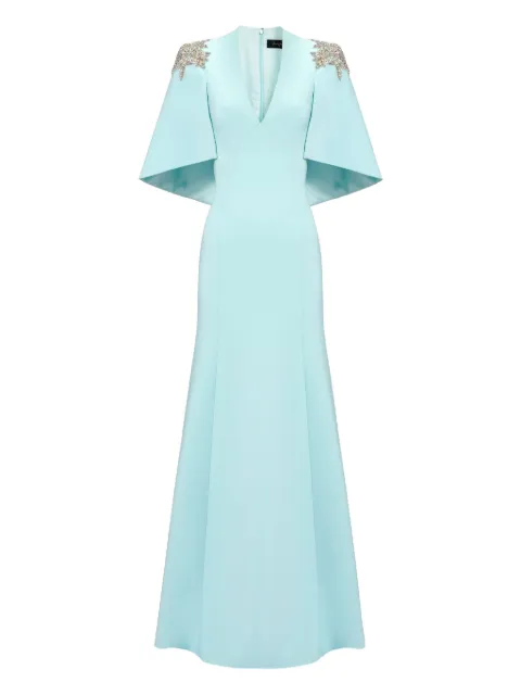 Jenny Packham rhinestone-embellished maxi dress