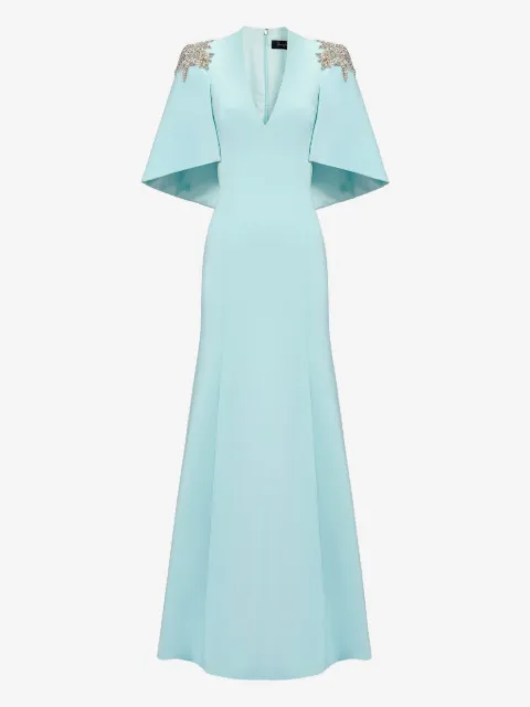 Jenny Packham rhinestone-embellished maxi dress