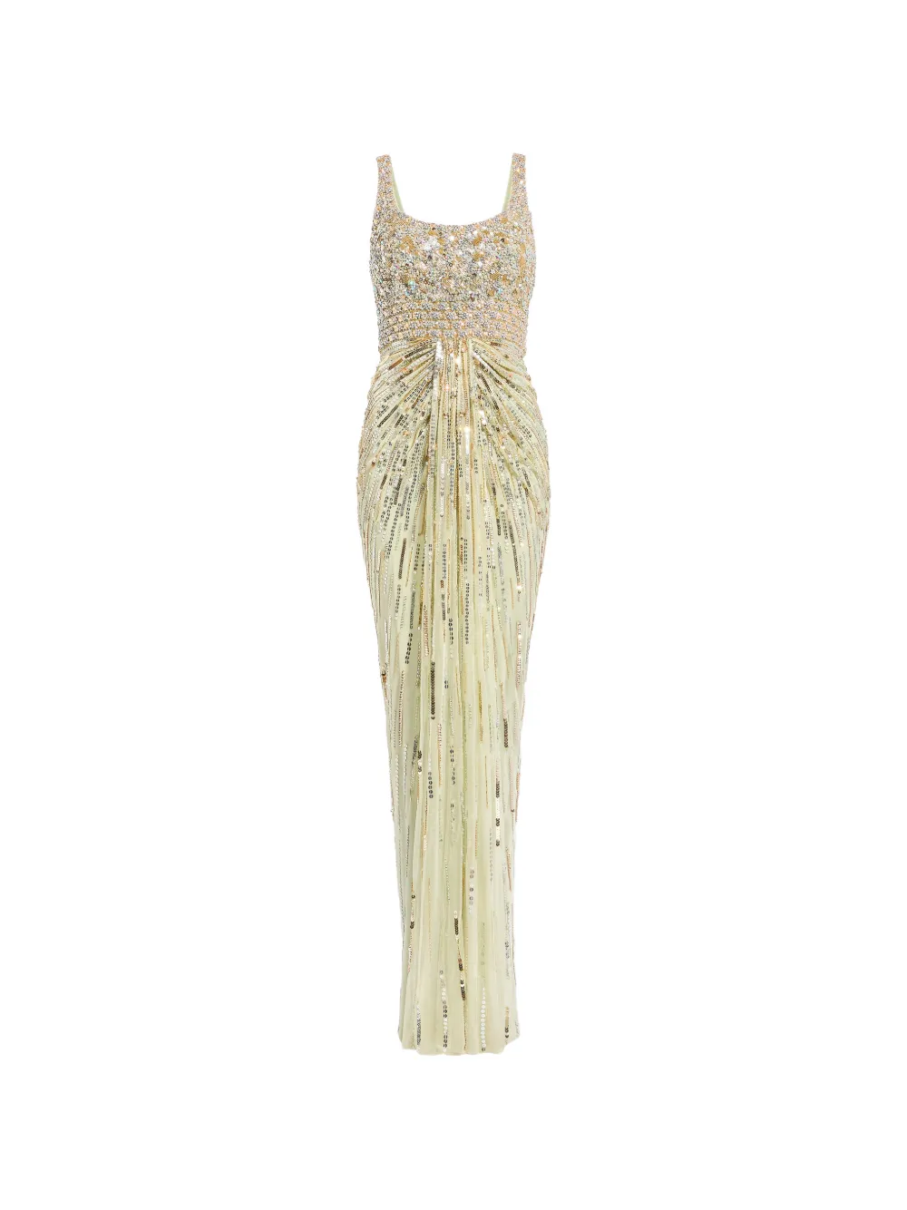 Jenny Packham Elixir sequin-embellished maxi dress - Green