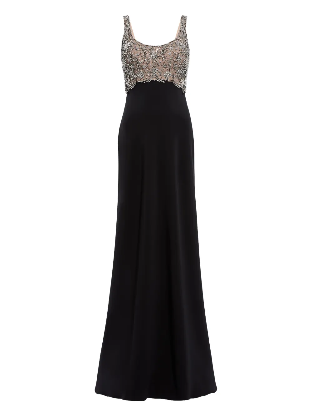 Jenny Packham Reverie Embellished Maxi Dress In Black