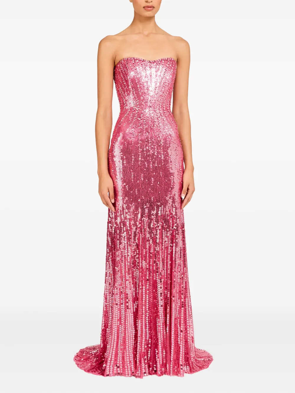 Jenny Packham Sarai Maxi Dress In Pink