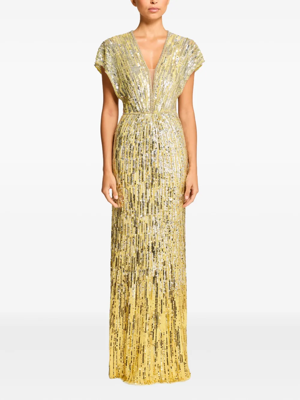 Jenny Packham Dusk jurk - Geel