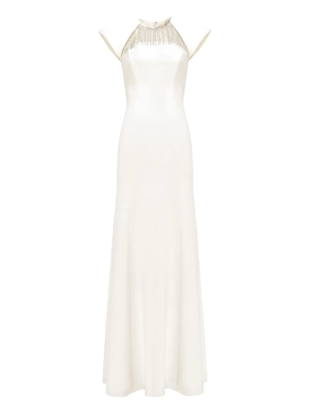 Jenny Packham Sonder Embellished Maxi Dress In Neutral